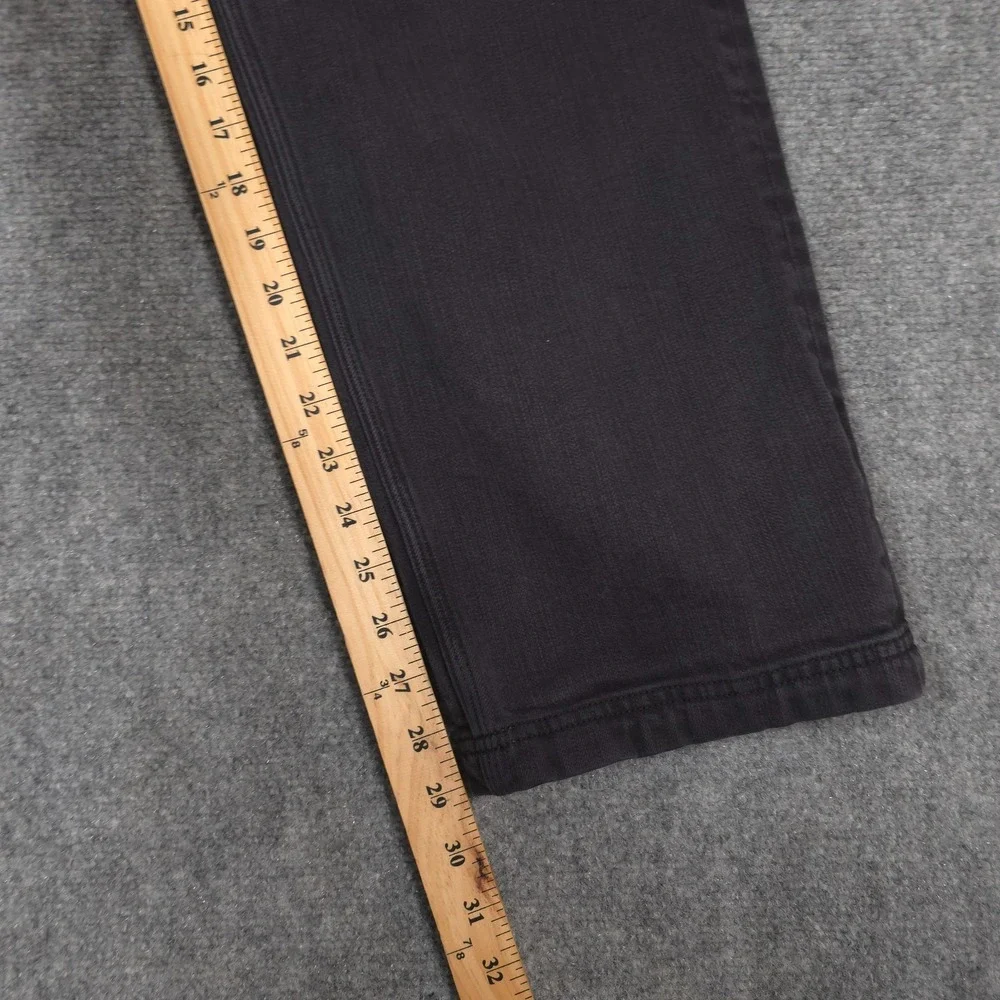 Duluth Trading Ballroom Double Flex Jeans Mens 34x29* Black Relaxed Fit READ
